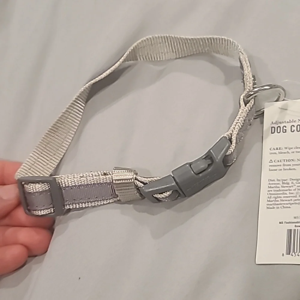 ❤️10/$13 New Martha Stewart adjustable nylon dog collar